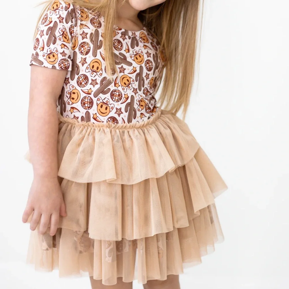 Dream Big Little Co Bamboo Western Dreamzzz Tutu Dress size 7/8